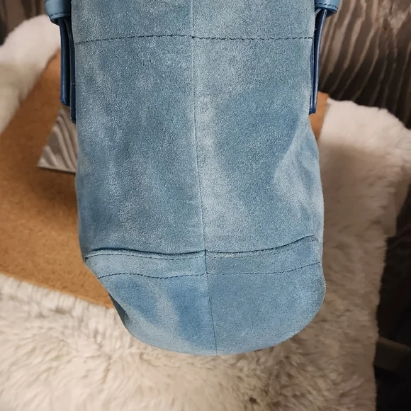 Coach Vintage Blue Suade Soho